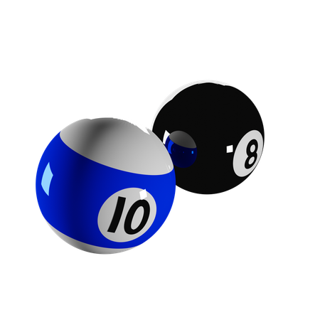 Pool Balls  3D Icon