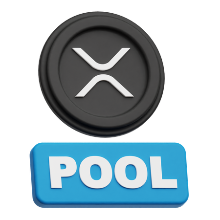 Pool de moedas XRP  3D Icon