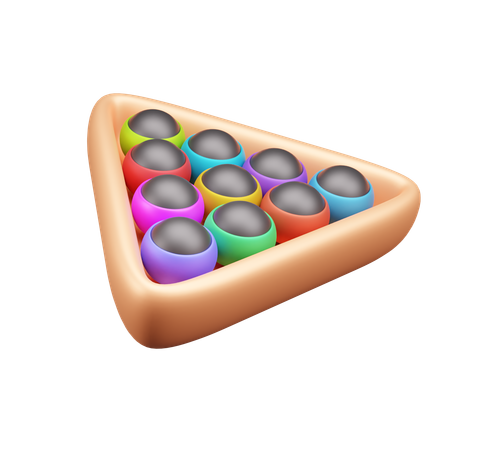 당구 게임  3D Icon