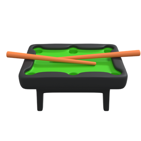 Pool Table 3D Icon