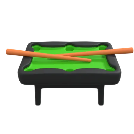 Pool Table 3D Icon