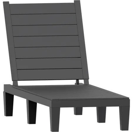 Poolside Chaise Lounge Chair  3D Icon