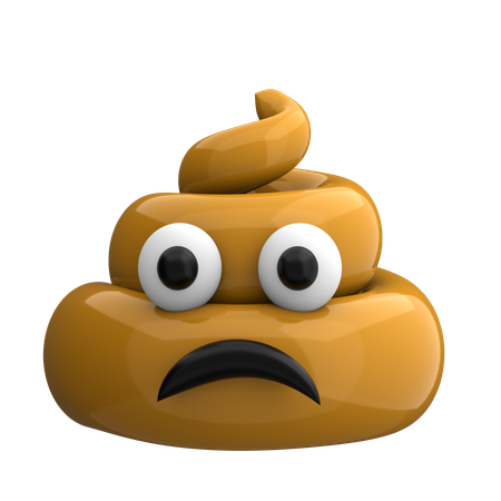 Poop  3D Icon