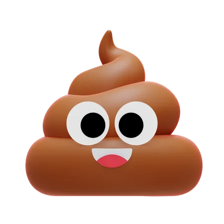 Poop  3D Icon