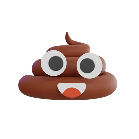 Poop Emoji  3D Icon