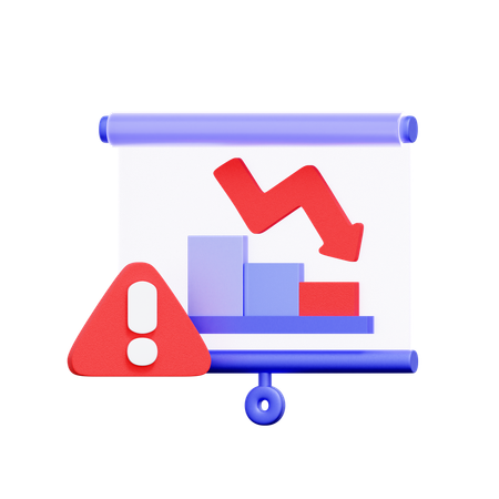 Poor Performance Report  3D Icon