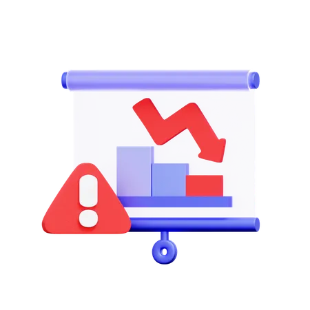 Poor Performance Report  3D Icon