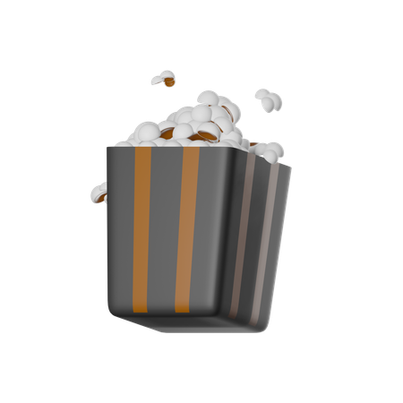 Popcorn  3D Icon