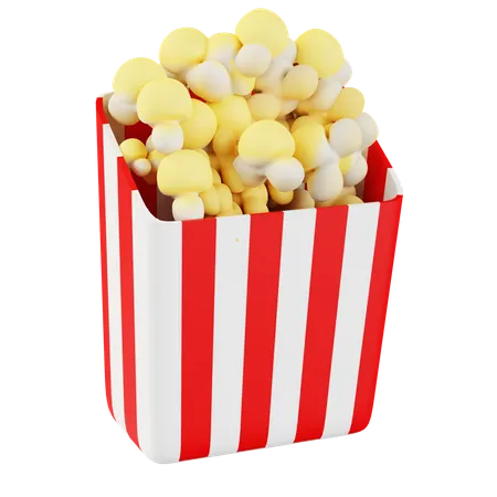 Pop Corn  3D Icon