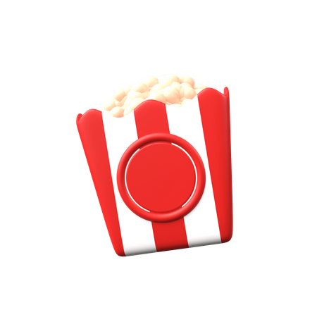 Pop Corn  3D Icon