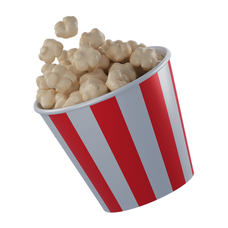 Pop Corn  3D Icon