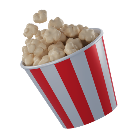 Pop Corn  3D Icon