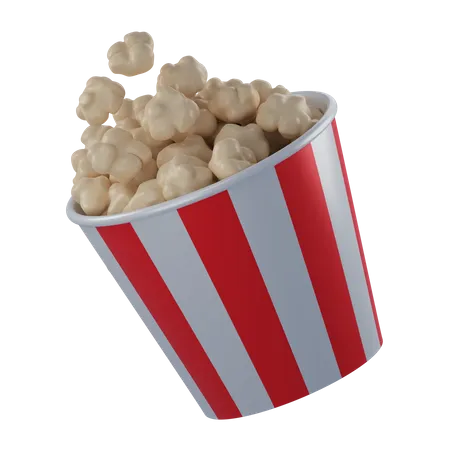 Pop Corn  3D Icon