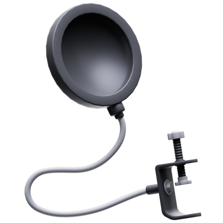 Pop Filter  3D Icon