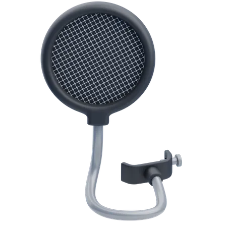Pop Filter  3D Icon