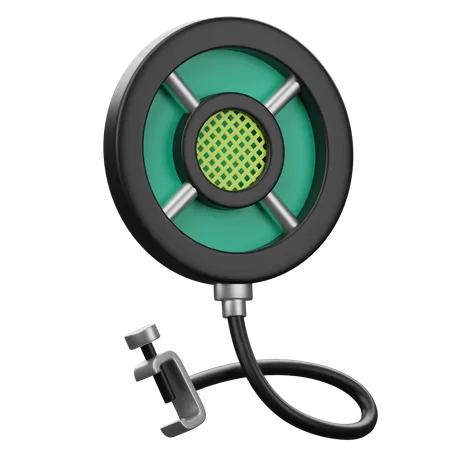 Pop Filter  3D Icon