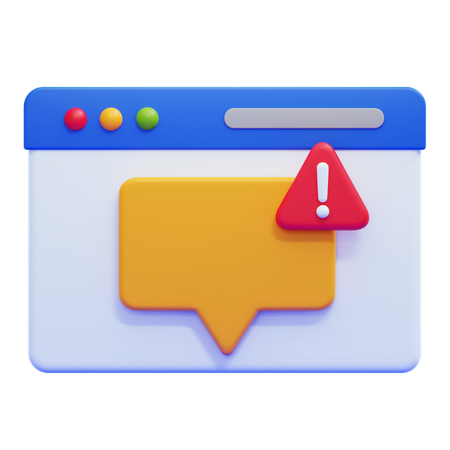 Pop Up  3D Icon