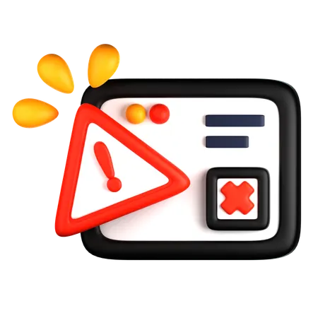 Pop Up  3D Icon