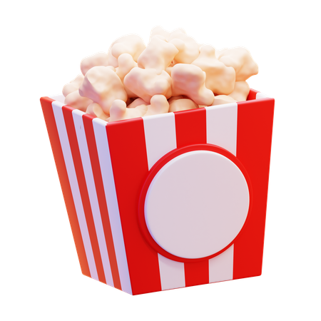 POPCORN  3D Icon