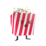 popcorn box emoji 3d
