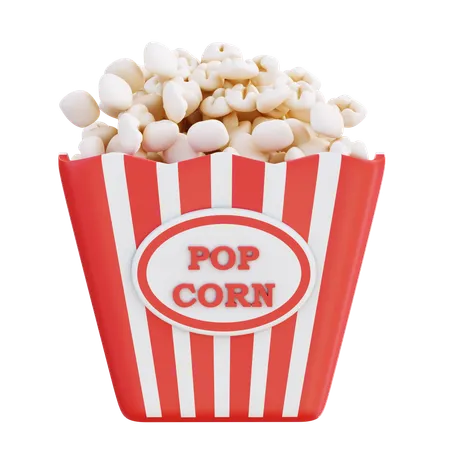 Popcorn Bucket  3D Icon