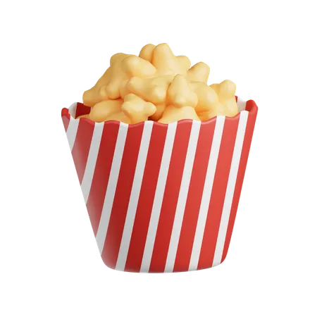 Popcorn Bucket  3D Icon