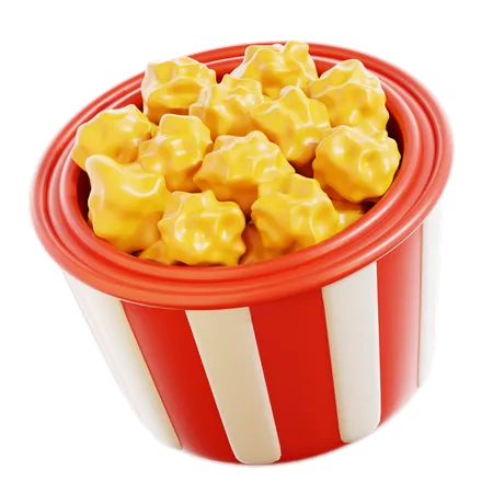 Popcorn Bucket  3D Icon