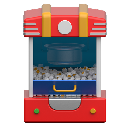 Popcorn Machine  3D Icon