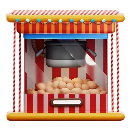 Popcornmaschine  3D Icon