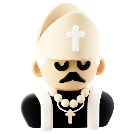 Pope  3D Icon