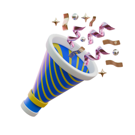 Popper  3D Illustration