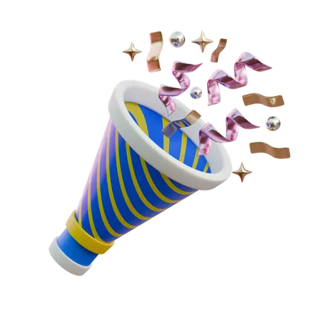 Popper  3D Illustration