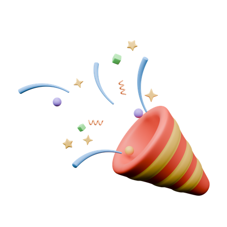 Pirulitos de ano novo  3D Icon
