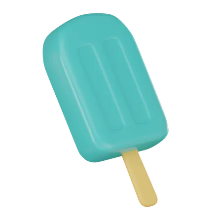 Summer Colorful Showcasing Delicious Popsicle Ice Cream Pop Perfect For Refreshing Concepts Dessert Designs And Summer Themed Projects 3 D Render Illustration 3D Icon