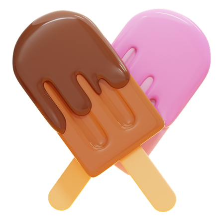 アイスキャンデー  3D Icon