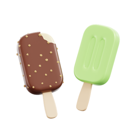 アイスキャンデー  3D Icon