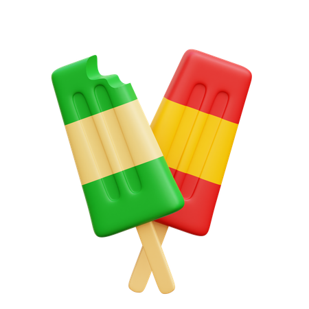 Popsicle  3D Icon