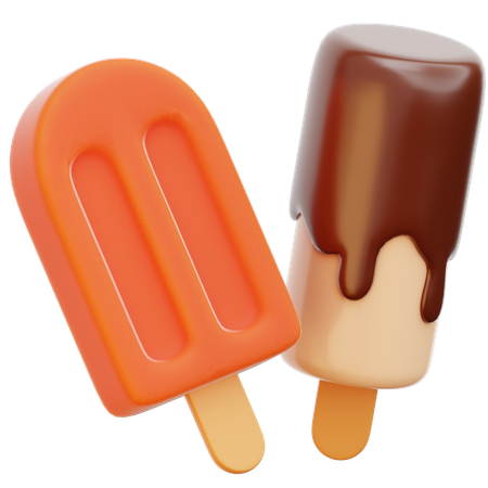 Popsicle  3D Icon