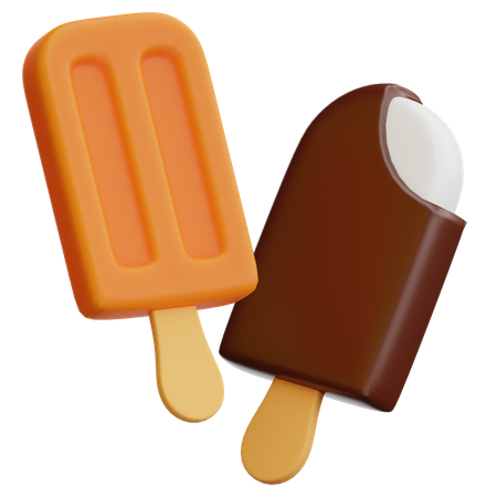 Popsicle  3D Icon