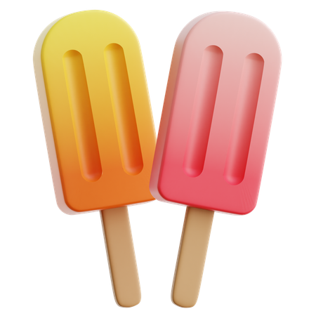 Popsicle  3D Icon