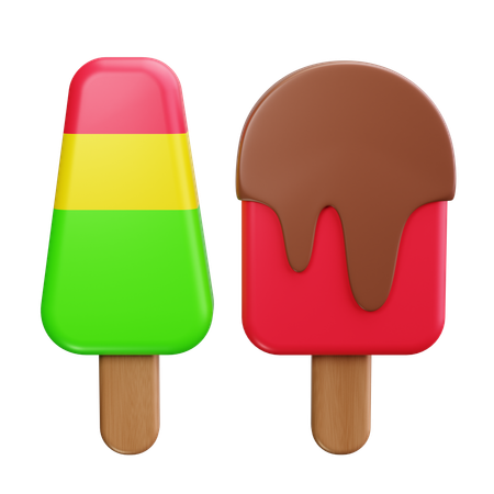 Popsicle  3D Icon