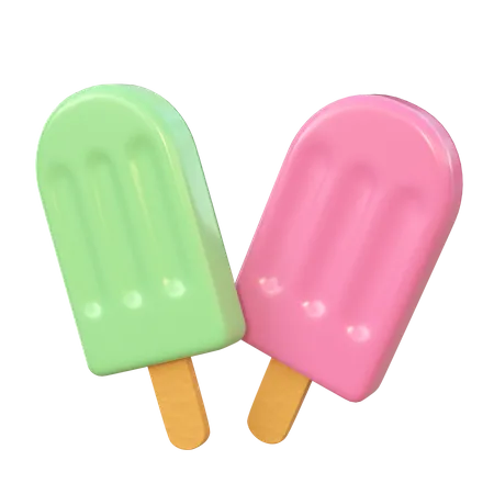 Popsicle  3D Icon