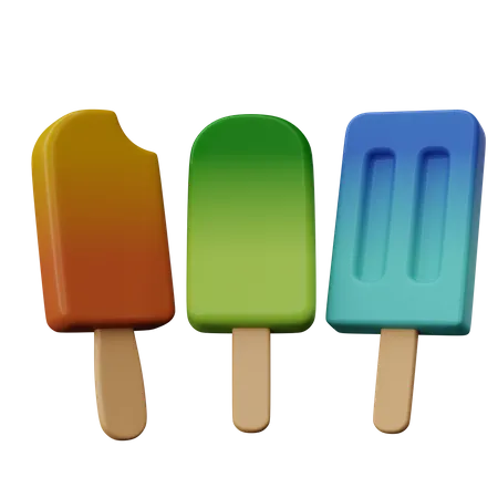 Popsicle  3D Icon