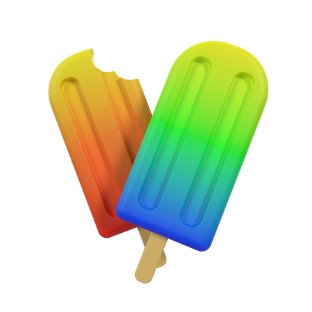 Popsicle  3D Icon