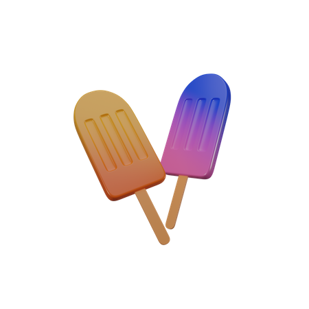 Popsicle  3D Icon