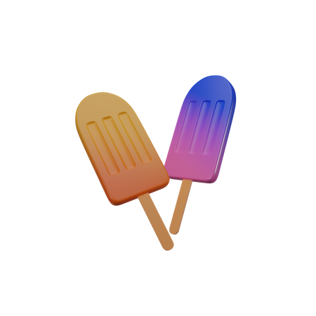Popsicle  3D Icon