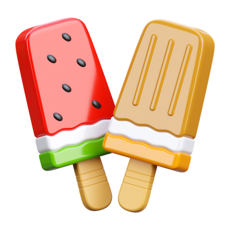 Popsicle  3D Icon