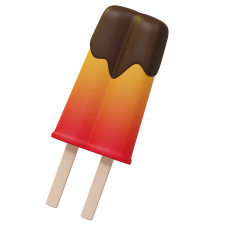 Popsicle  3D Illustration