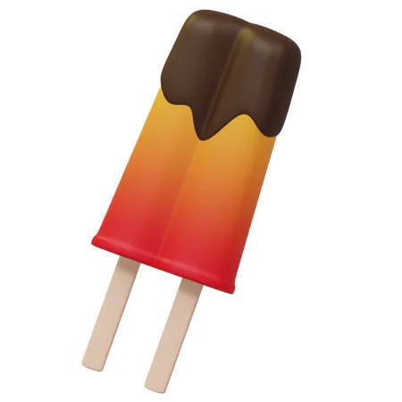 Popsicle  3D Illustration