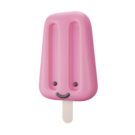 Popsicle  3D Illustration